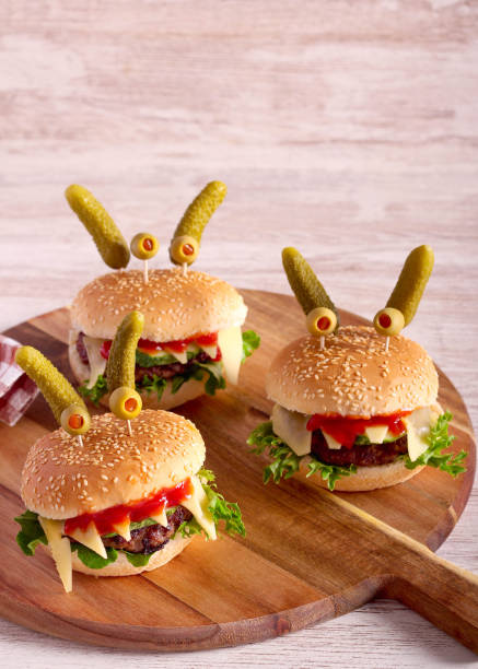 istock Monster burgers for Halloween 1427325577