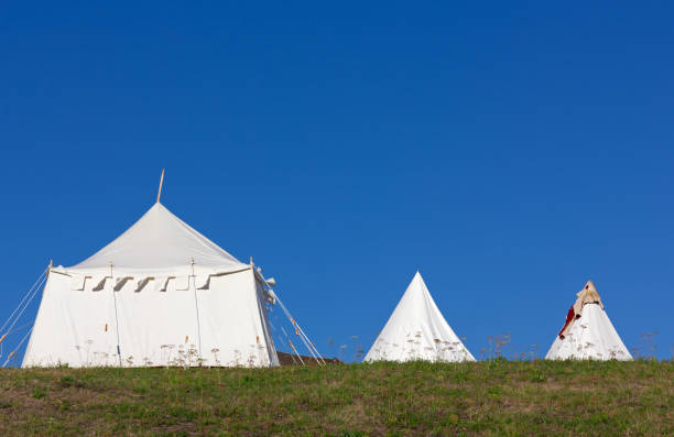 istock Tents in an Encampment at a Historical Reenactment 1427340865