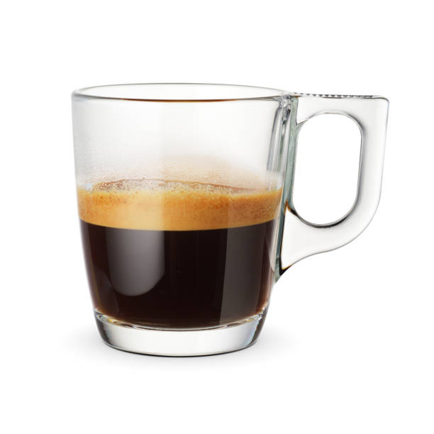 istock Glass cup of espresso isolated on white. 1427344990