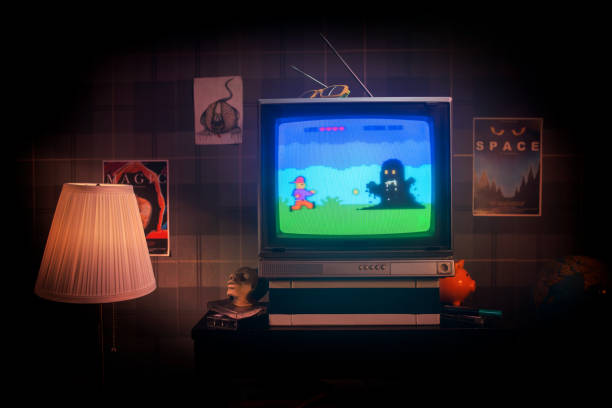 istock Video game in kids room 1427349169