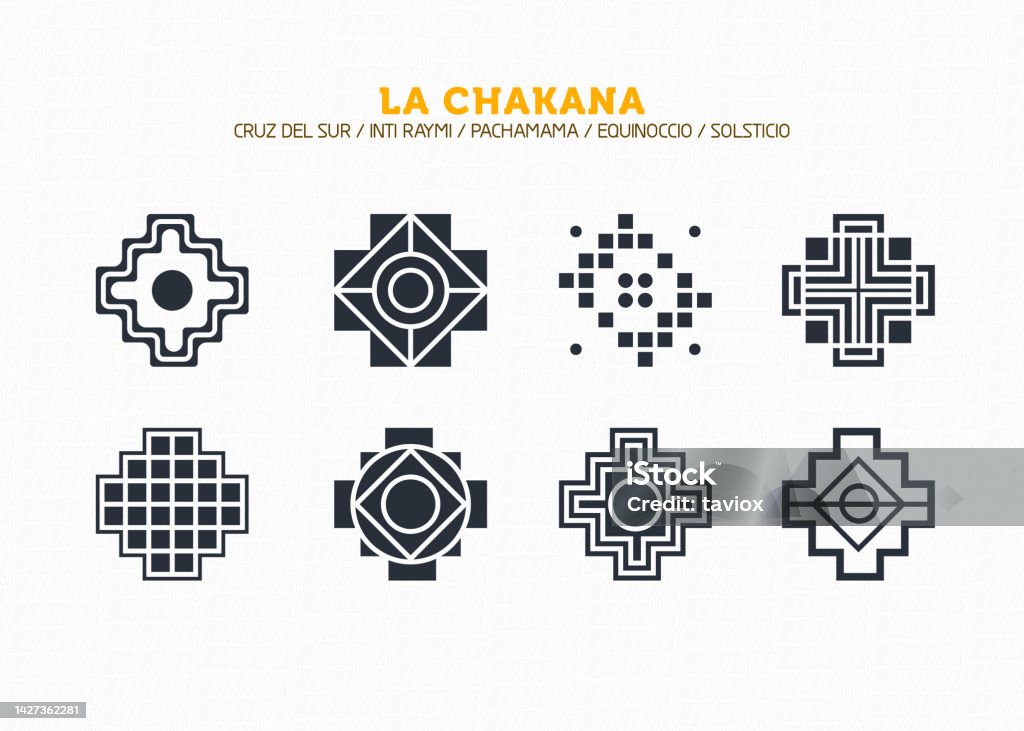 Inca Cross Chakana Inti Raymi Ecuador Peru Emblematic Symbol Of An ...