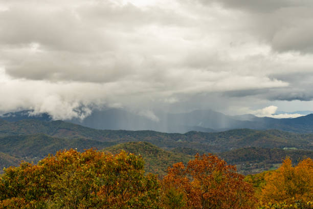 istock Rain Falling In The Distance Over The Blue Ridge Mountains 1427374094