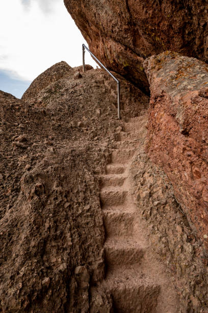 istock Stairs Cut Into Rock on the High Peaks Trail 1427376431