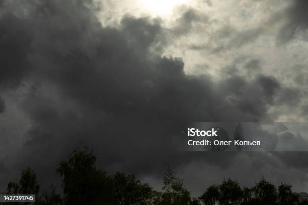 Rain Clouds In Sky Its Going To Rain Gray Clouds Stock Photo - Download Image Now