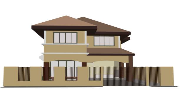 istock 3D illustration of building project 1427398030