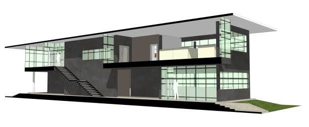 istock 3D illustration of building project 1427398197