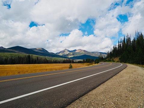 Trail Ridge Road inside Rocky Mountain National Park, diminishing perspective. OLYMPUS DIGITAL CAMERA