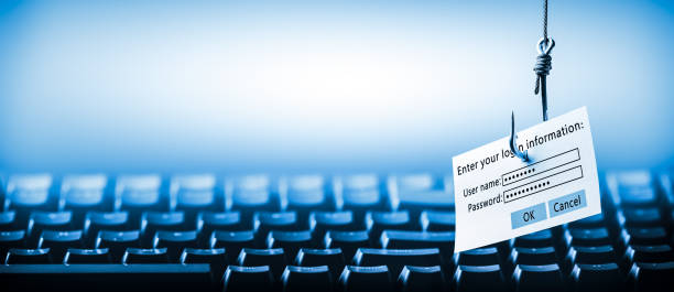 fotografii de stoc, fotografii și imagini scutite de redevențe cu informații de conectare atașate la cârligul mare - înșelăciune electronică