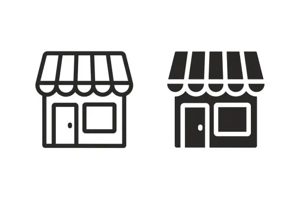 Vector illustration of Store icon