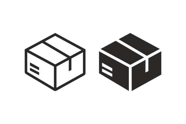 이메일함 아이콘크기 - box stock illustrations