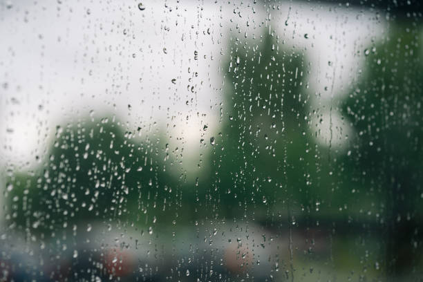 istock Water drops on window glass  Drops On Glass After Rain 1427455495