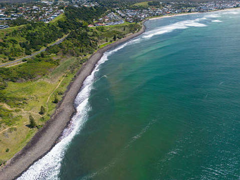 Popular surfing and holiday location of Lennox Head, near Byron Bay, New South Wales, Australia