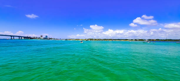 istock Anchored on a Sandbar in Crystal Clear Water 1427460321