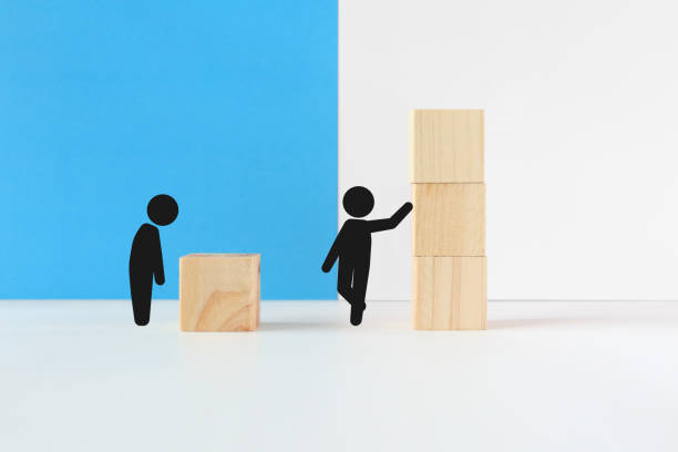 istock Pictograms showing disparities in job types. 1427471917