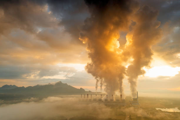 istock Aerial view coal power plant. 1427479856
