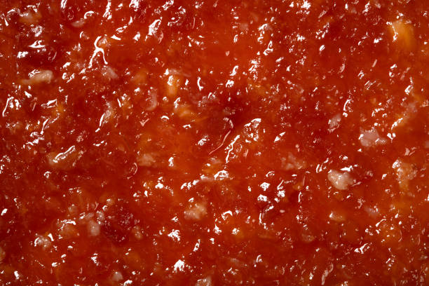 top view beef jerky as background and texture