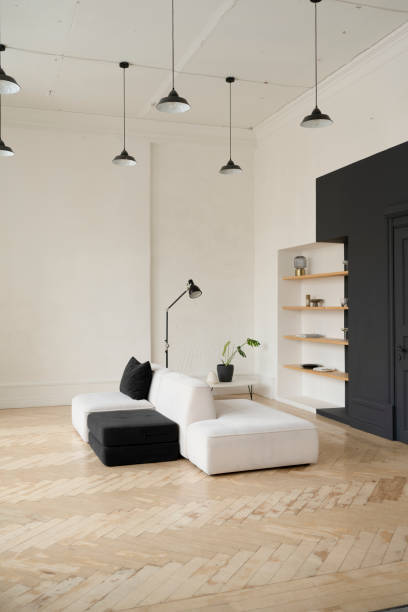 istock Interior of a living room with a sofa 1427490984