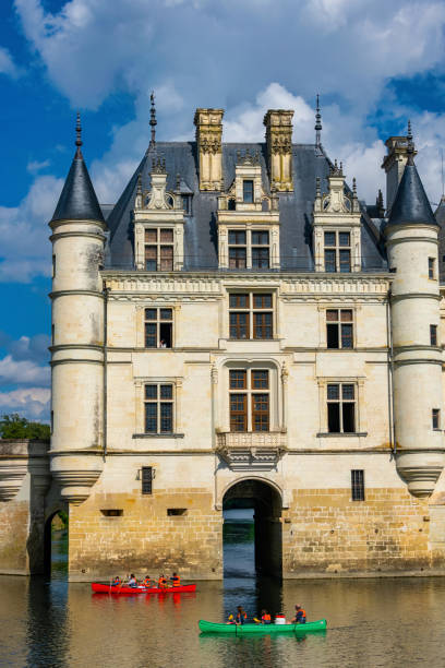 Chenonceaux, France - May 10, 2012: The Chateau de Chenonceau is a castle near the small village of Chenonceaux on the River Cher. Castle built between 1515 and 1521 by Thomas Bohier, Chamberlain for King Charles VIII of France