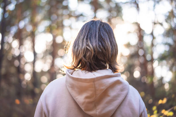 Free Stock Photo of Back side view of woman in forest | Download Free ...