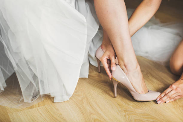 istock Bride in the morning during wedding preparations 1427505008