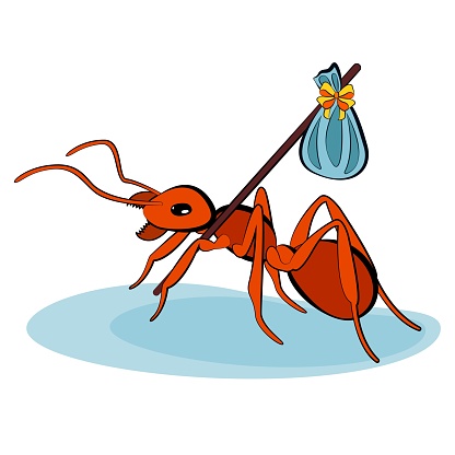 Free download of cartoon ant vector graphics and illustrations