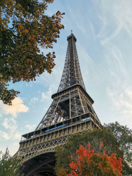 istock Eiffel Tower surrounded with autumn trees stock photo 1427519702