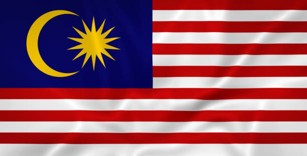 istock Illustration waving state flag of Malaysia 1427527194