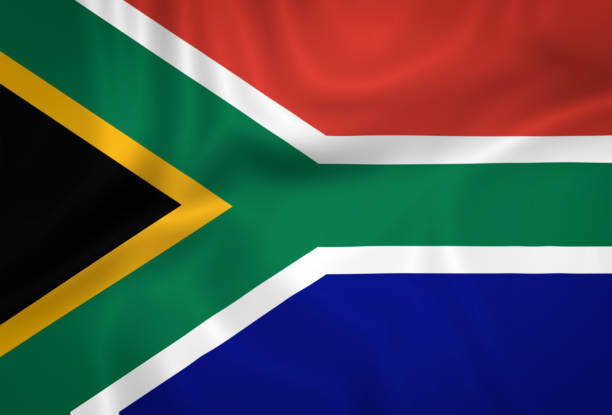 istock Illustration waving state flag of South Africa 1427529598