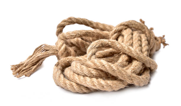 istock Strong rope isolated on a white background 1427541660