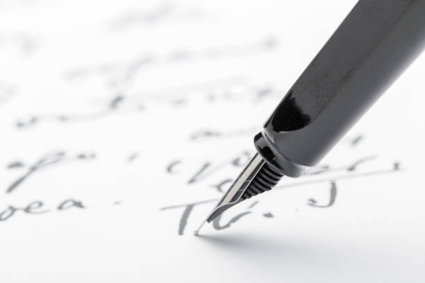 istock Fountain Pen on Written Page 1427550350