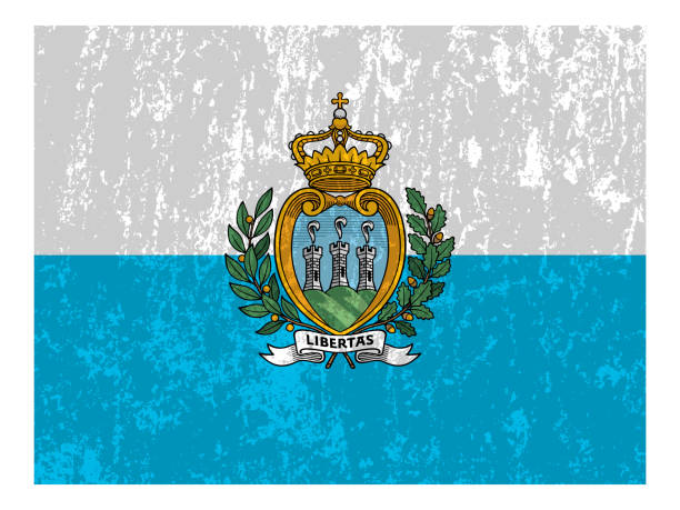 istock San Marino flag, official colors and proportion. Vector illustration. 1427556423