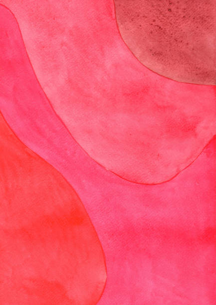 istock Abstract red wave watercolor background for decoration on Christmas, Valentine, Chinese culture festival and wedding event. 1427559188