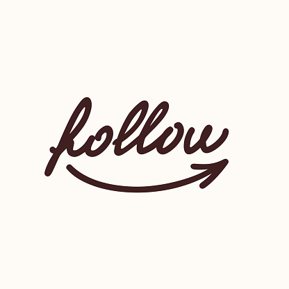 Followed Sticker Follow Sticker For A Social Media Making A Blog Or Vlog Vector Flat ...