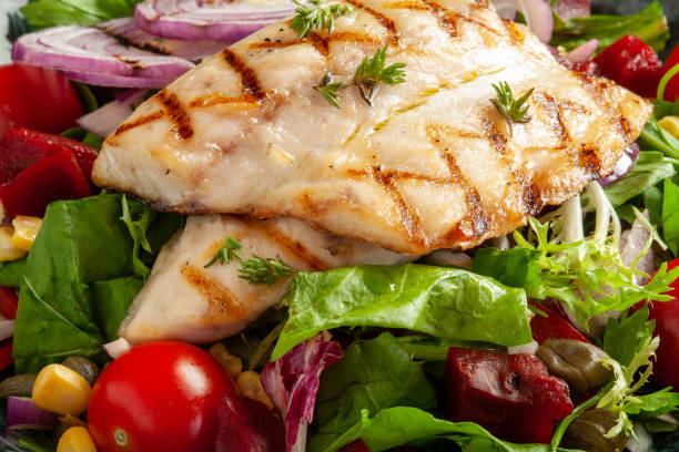 istock Tasty fish salad 1427580601