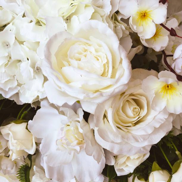 istock rose vintage from fabric on natural linen texture for the background 1427585442