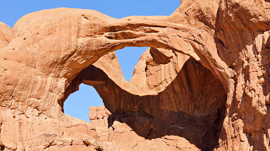 Double Arch in Arches National Park (Moab, Utah).