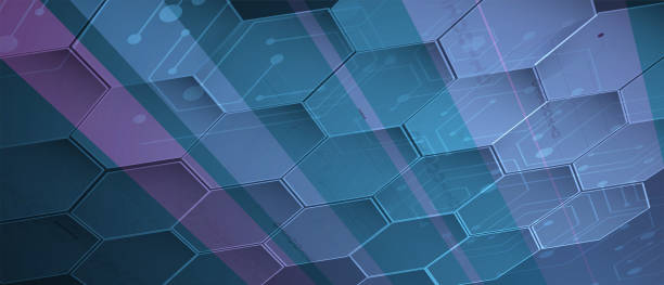 istock Abstract hexagon background. Technology poligonal design. Digital futuristic minimalism 1427594464