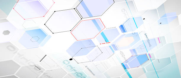 istock Abstract hexagon background. Technology poligonal design. Digital futuristic minimalism 1427594522