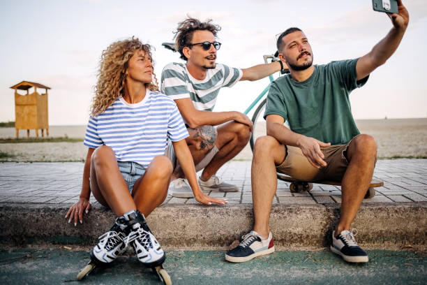 istock Friends taking a selfie 1427597457