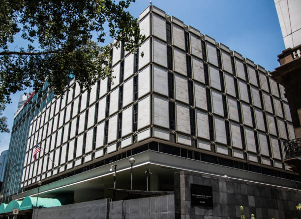 U.S. Embassy in Mexico City stock photo