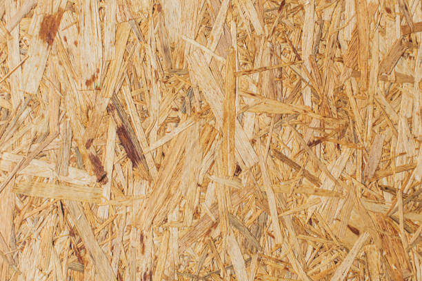 textura de madera. aserrín - chipboard fotografías e imágenes de stock