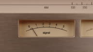 istock Vintage Stereo Analog Radio Tuner. Retro Vintage Radio Dial Tuning. 1427608874