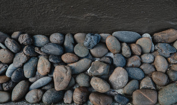 istock Different colored stones decorate the garden. 1427610100