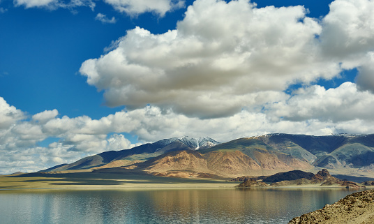 Tolbo Nuur Lake  in Mongolia, landscapes of Western Mongolia, Asia travels, mountain lake