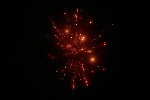 Close up view of beautiful firecrackers. Diwali festival in india. Celebration time in india.