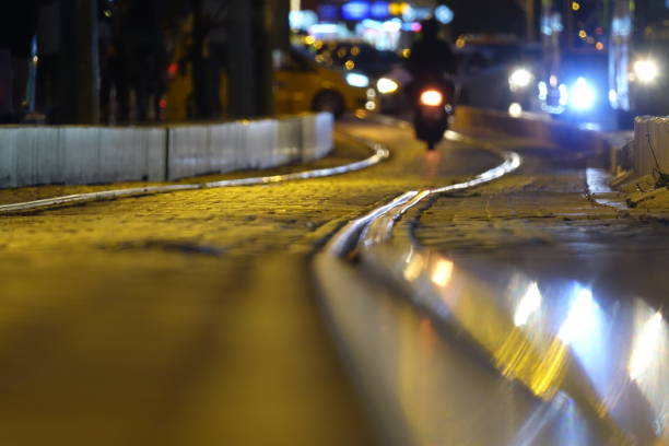 istock Tramway line in downtown, Antalya city center, Turkey. 1427646859