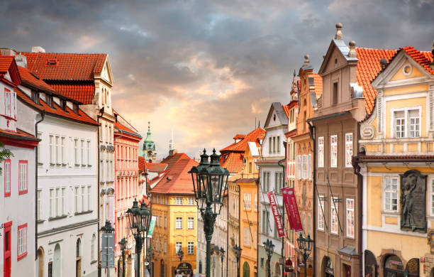 istock Nerudova street in Prague 1427649732