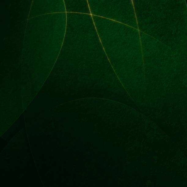 Abstract Full Frame Green Gold Square Decoration Template Banner Background