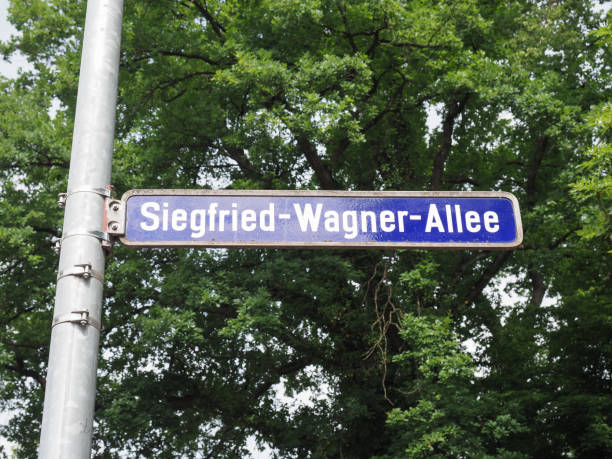 istock Wagner Allee sign in Bayreuth 1427658257