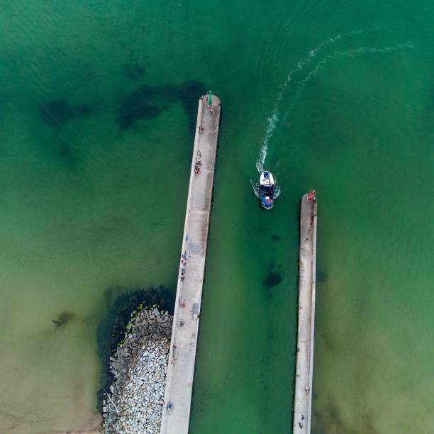 istock A boat entering the port. 1427664249